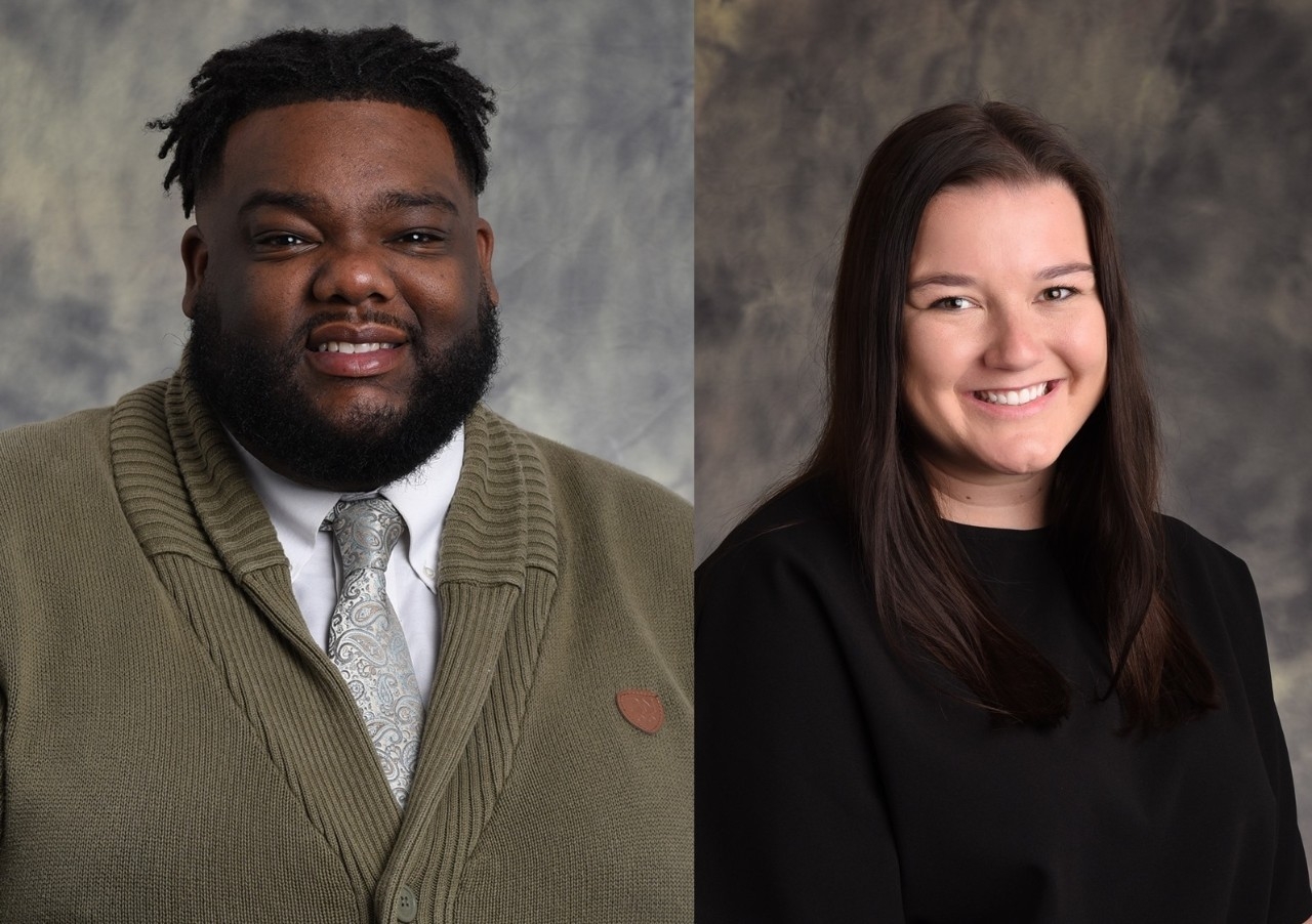 Bradley Dickerson and Haley Jacobs Headshots
