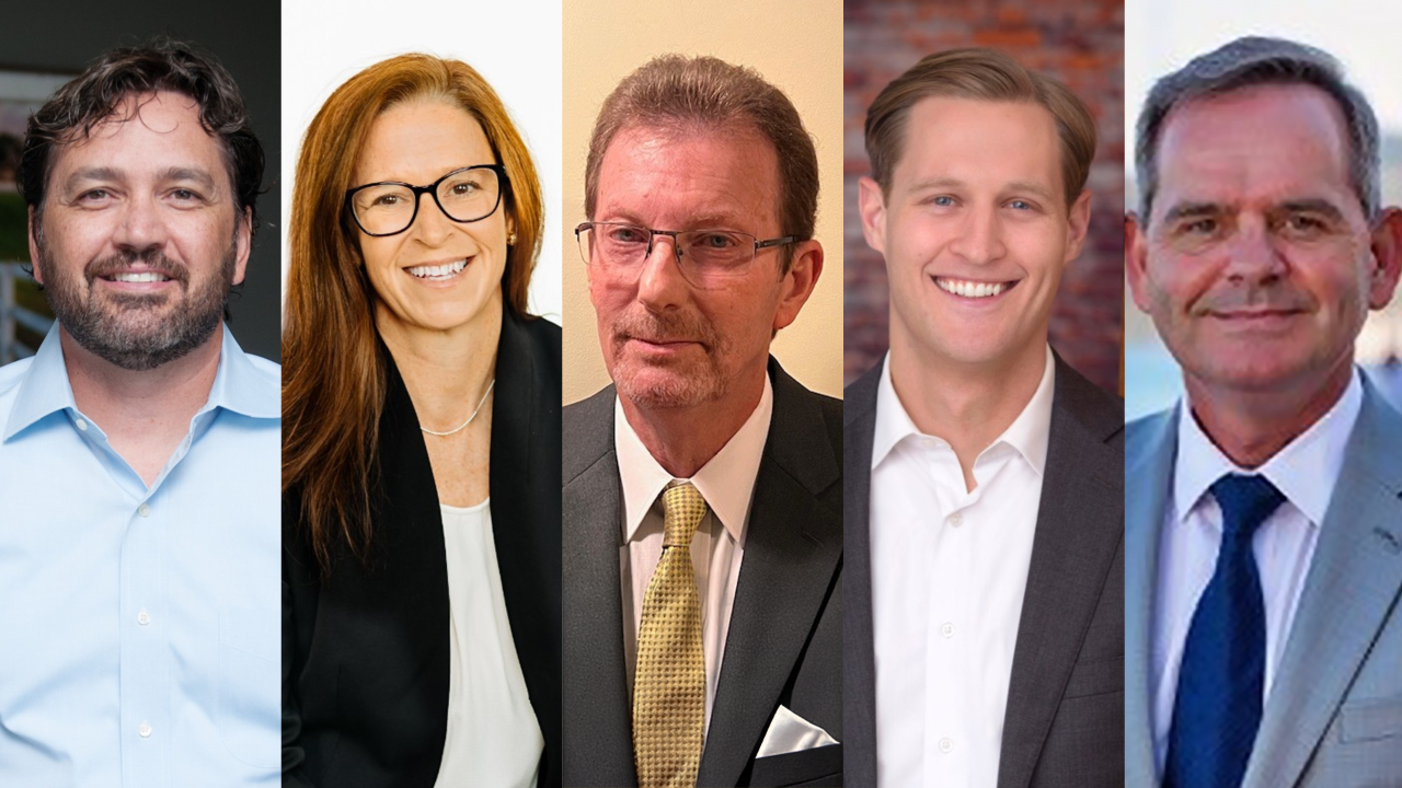 Appearing from left to right: Gary Holland, Shannon Boyer, Greg Edwards, Kevin Donnelly, and Ken Jones. 